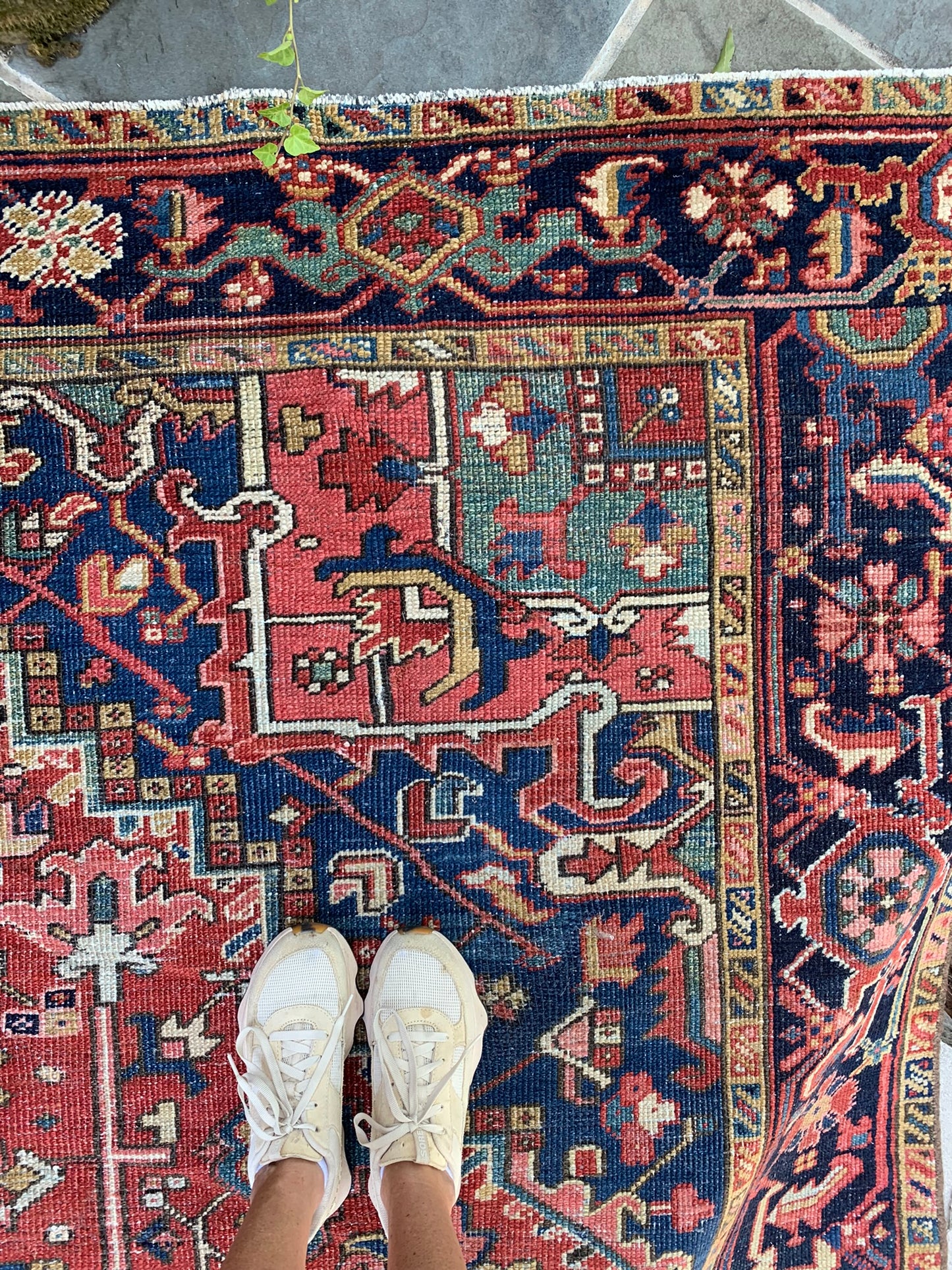8x11.2 Antique Persian Heriz