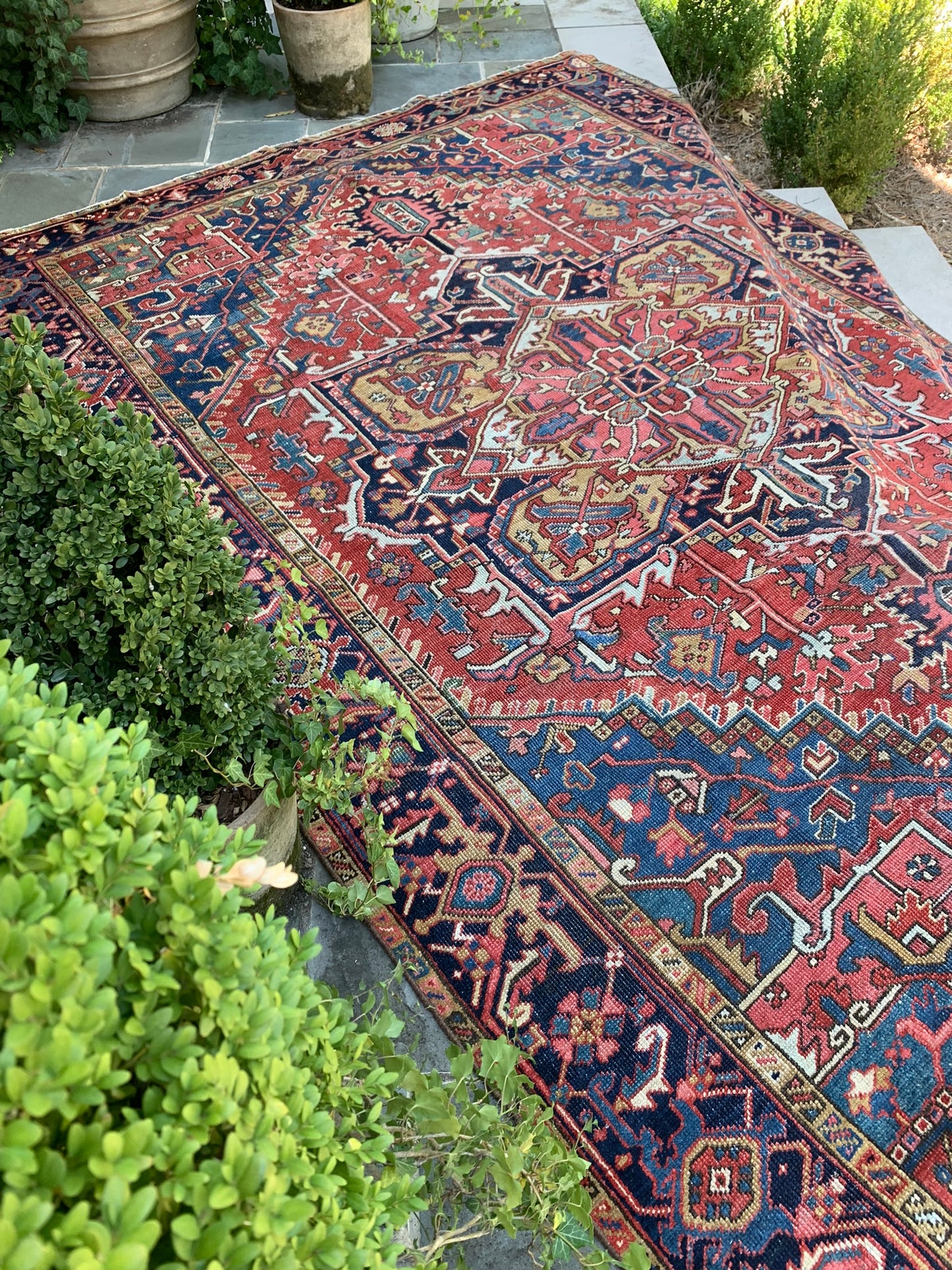 8x11.2 Antique Persian Heriz