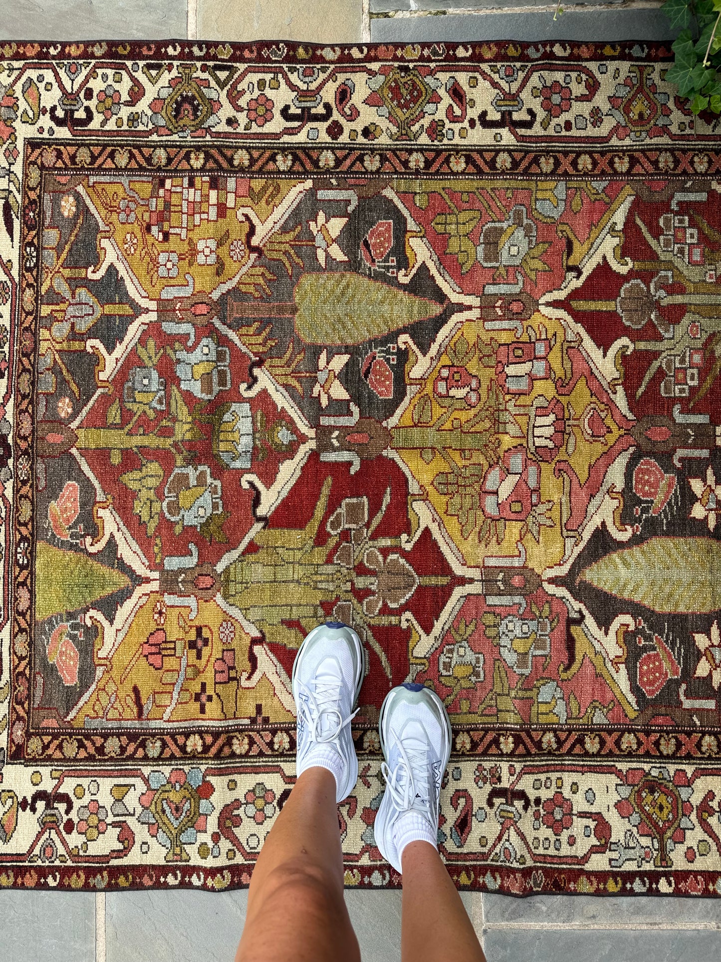 4.8x6.9 Antique Persian Bakhtiari