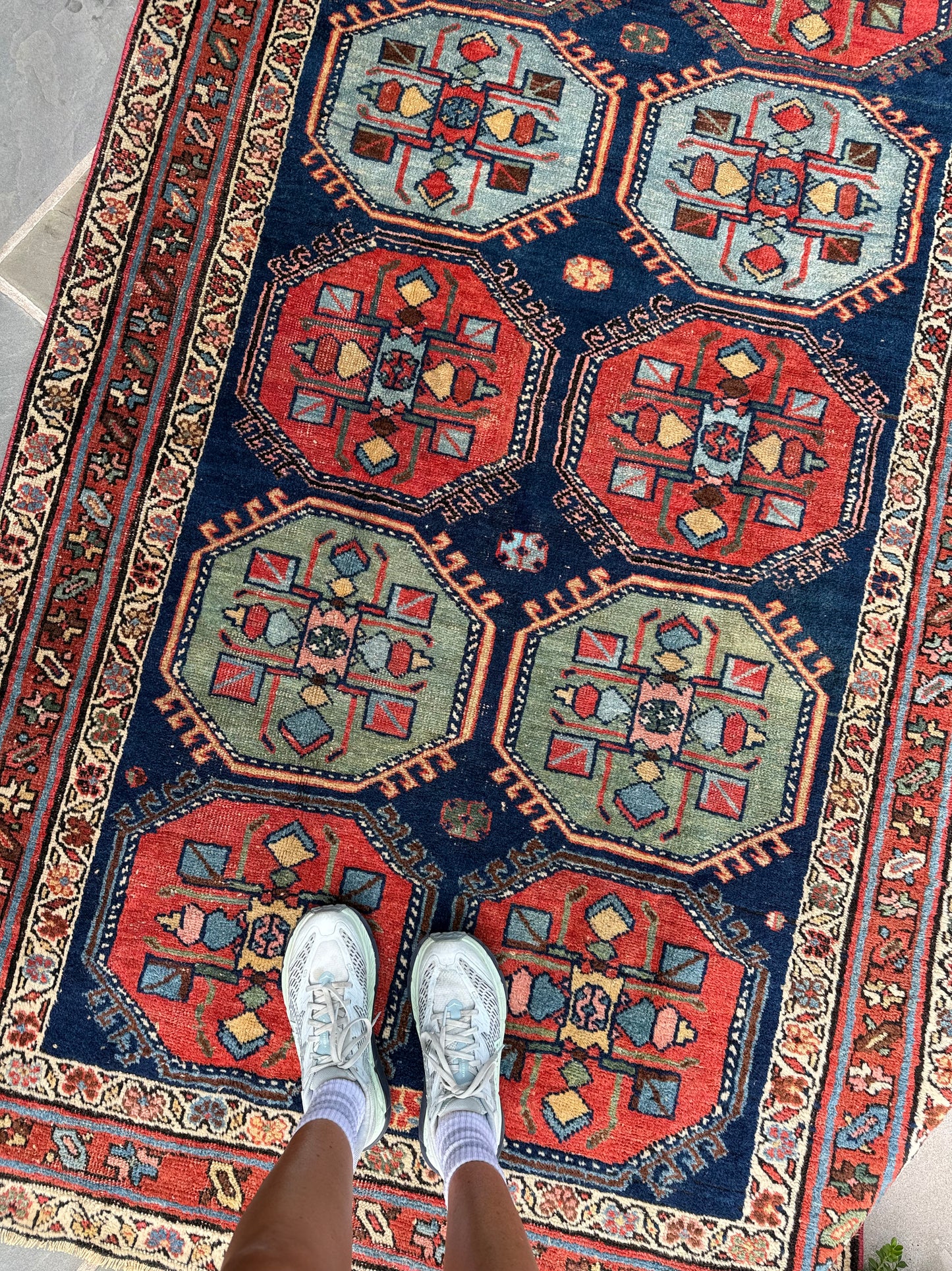4.6x7.6 Antique Persian Bidjar