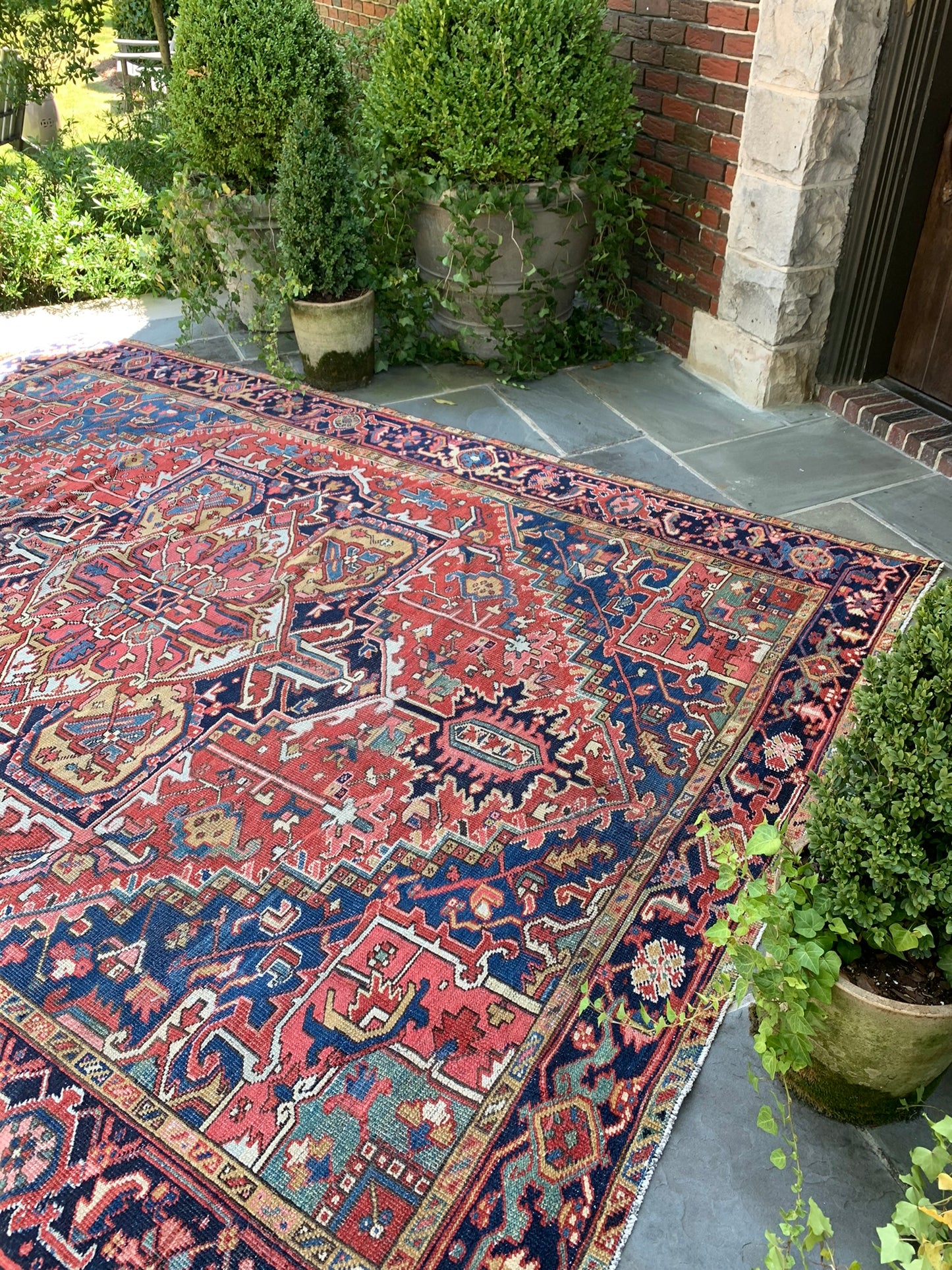 8x11.2 Antique Persian Heriz