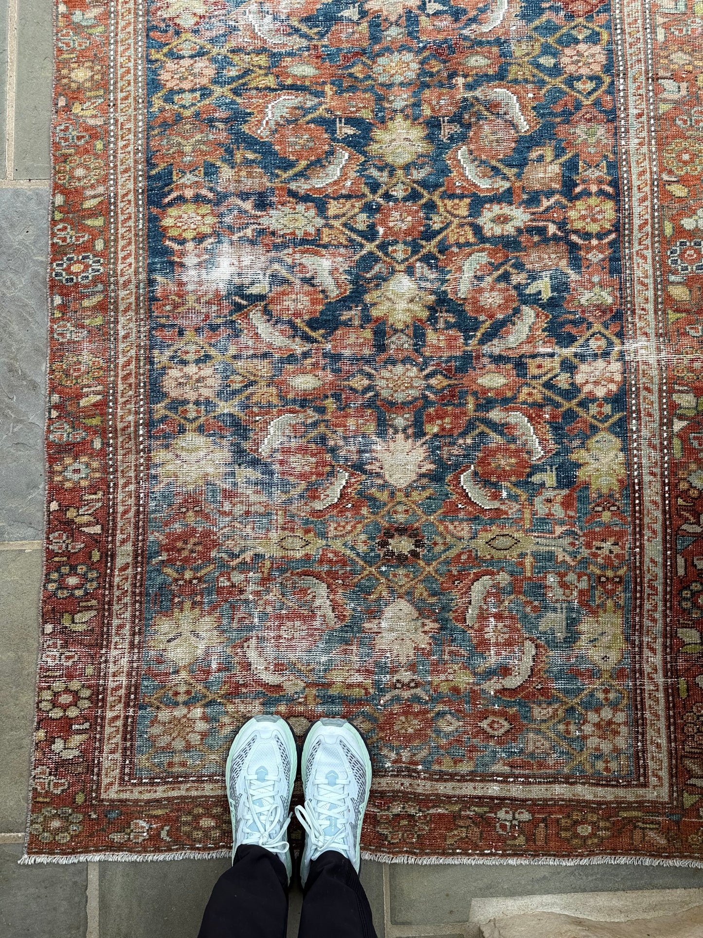 3.10x6.4 Antique Persian Malayer