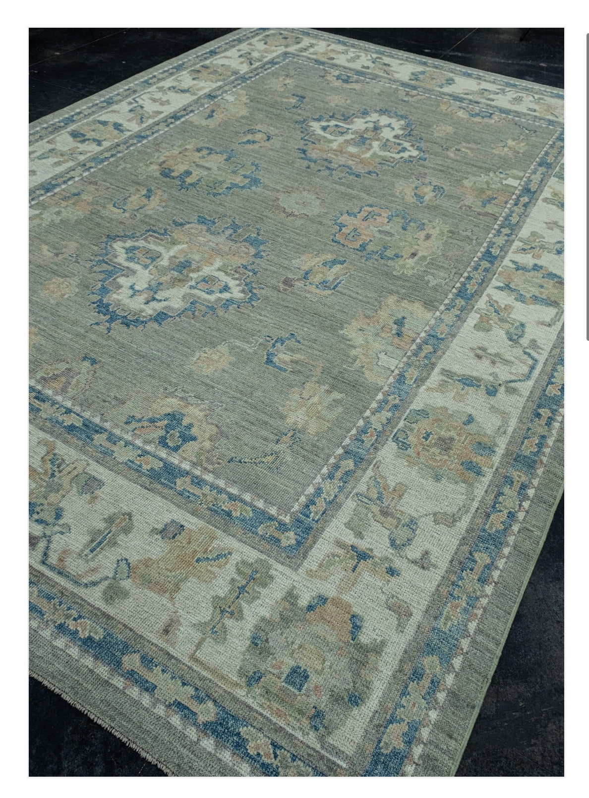 9x12.4 Turkish Oushak