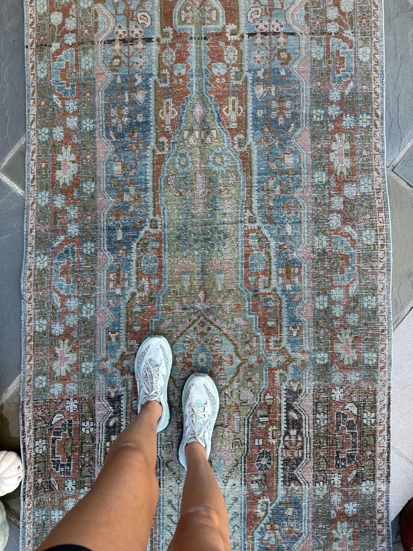 3.7x14 Antique Persian Malayer