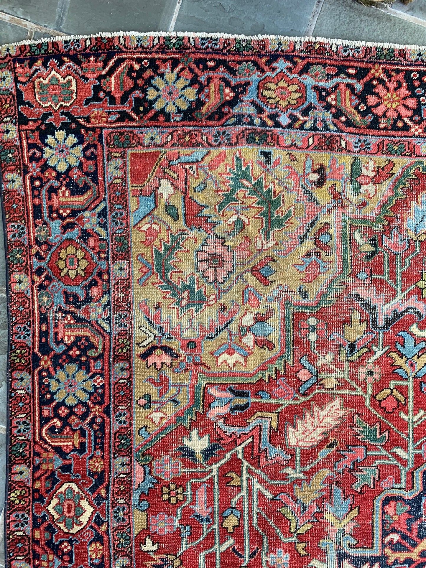 8x10.8 Antique Persian Heriz