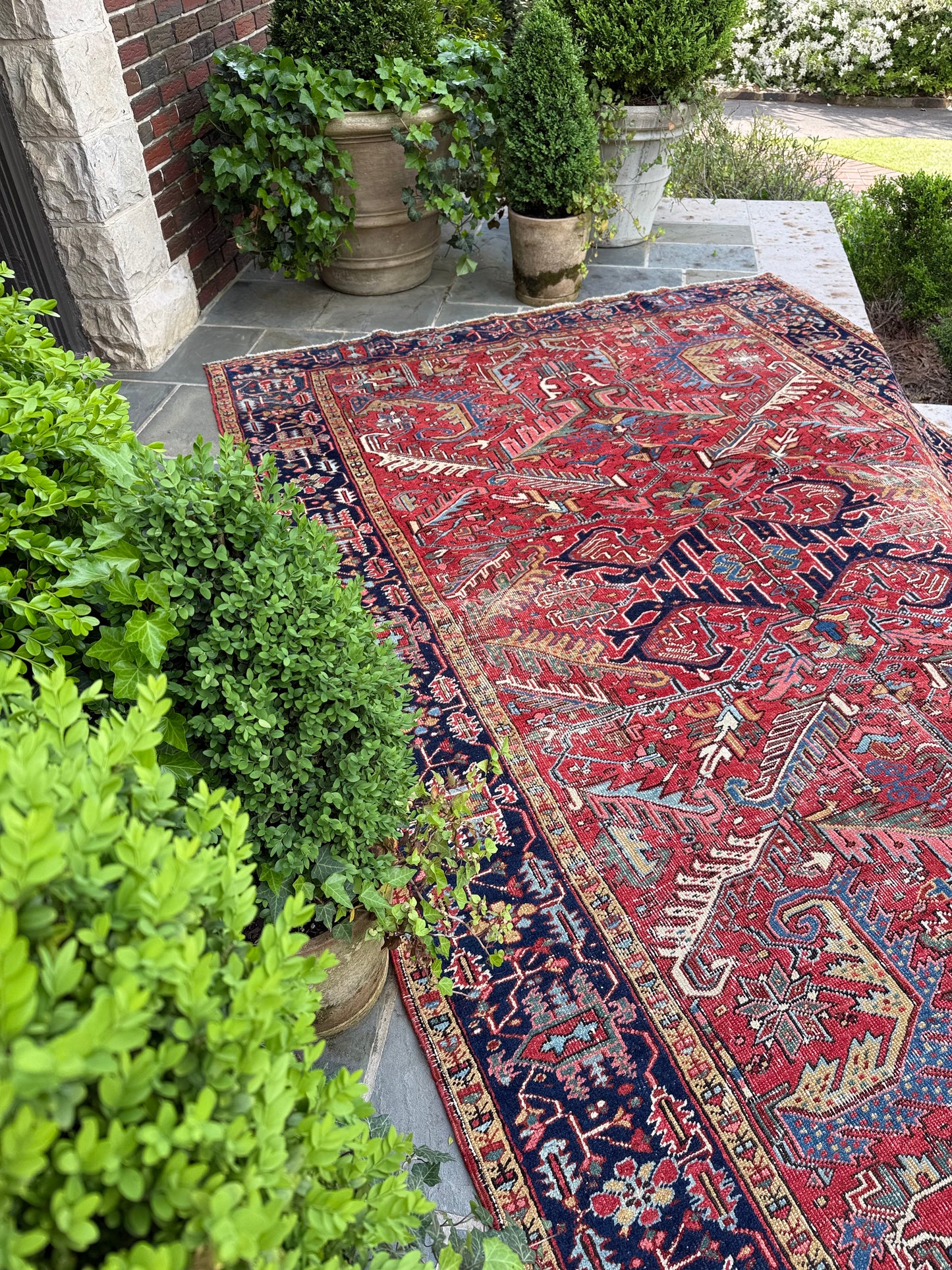 7.5x11.1 Antique Persian Heriz