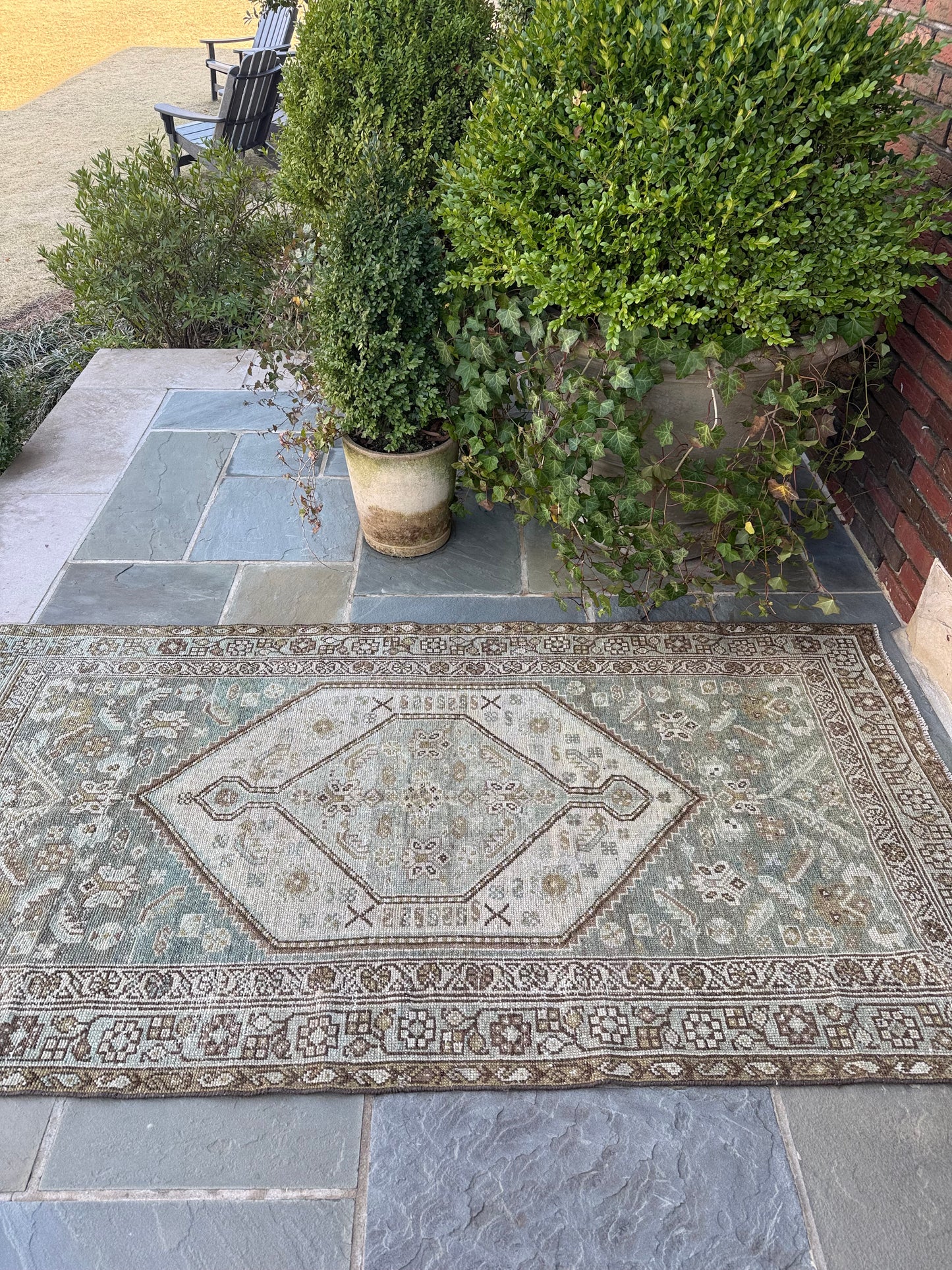 3.8x7 Antique Malayer