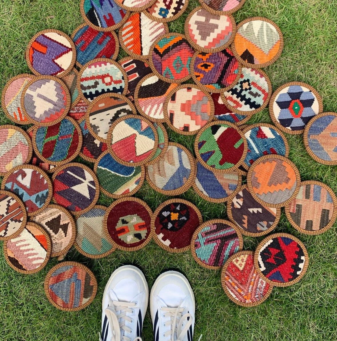Kilim Coasters - Set of 4