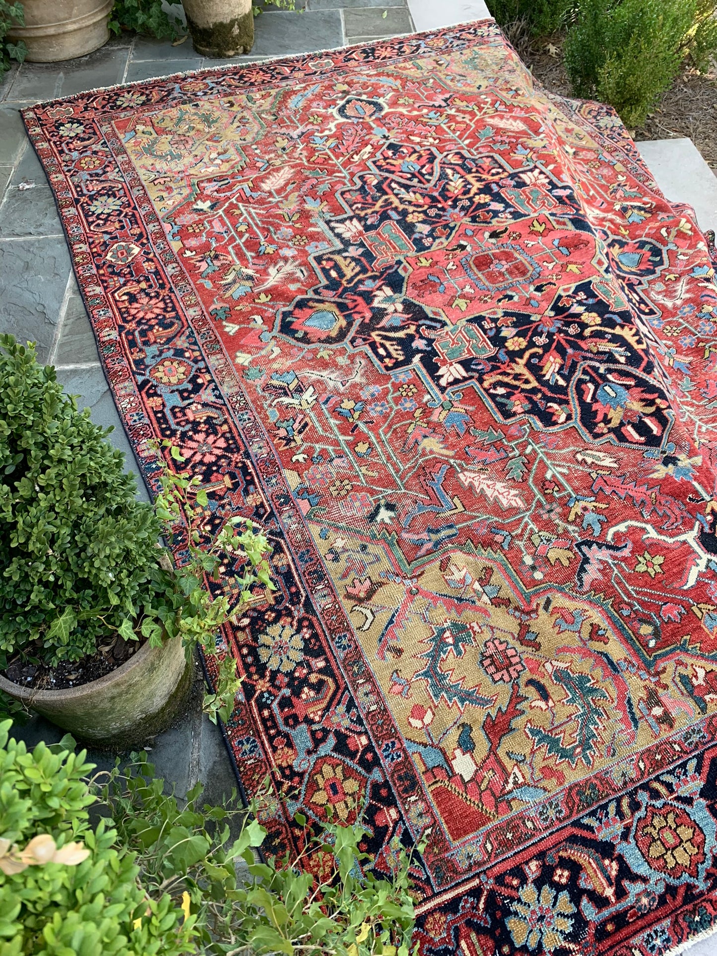 8x10.8 Antique Persian Heriz