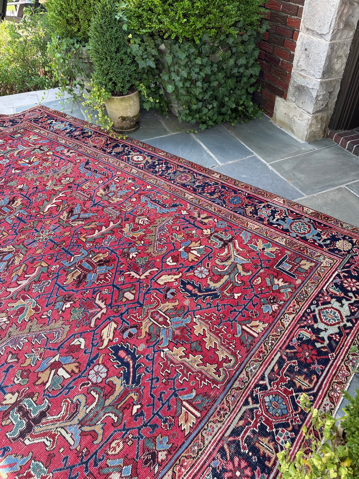 8x11.4 Antique Persian Heriz