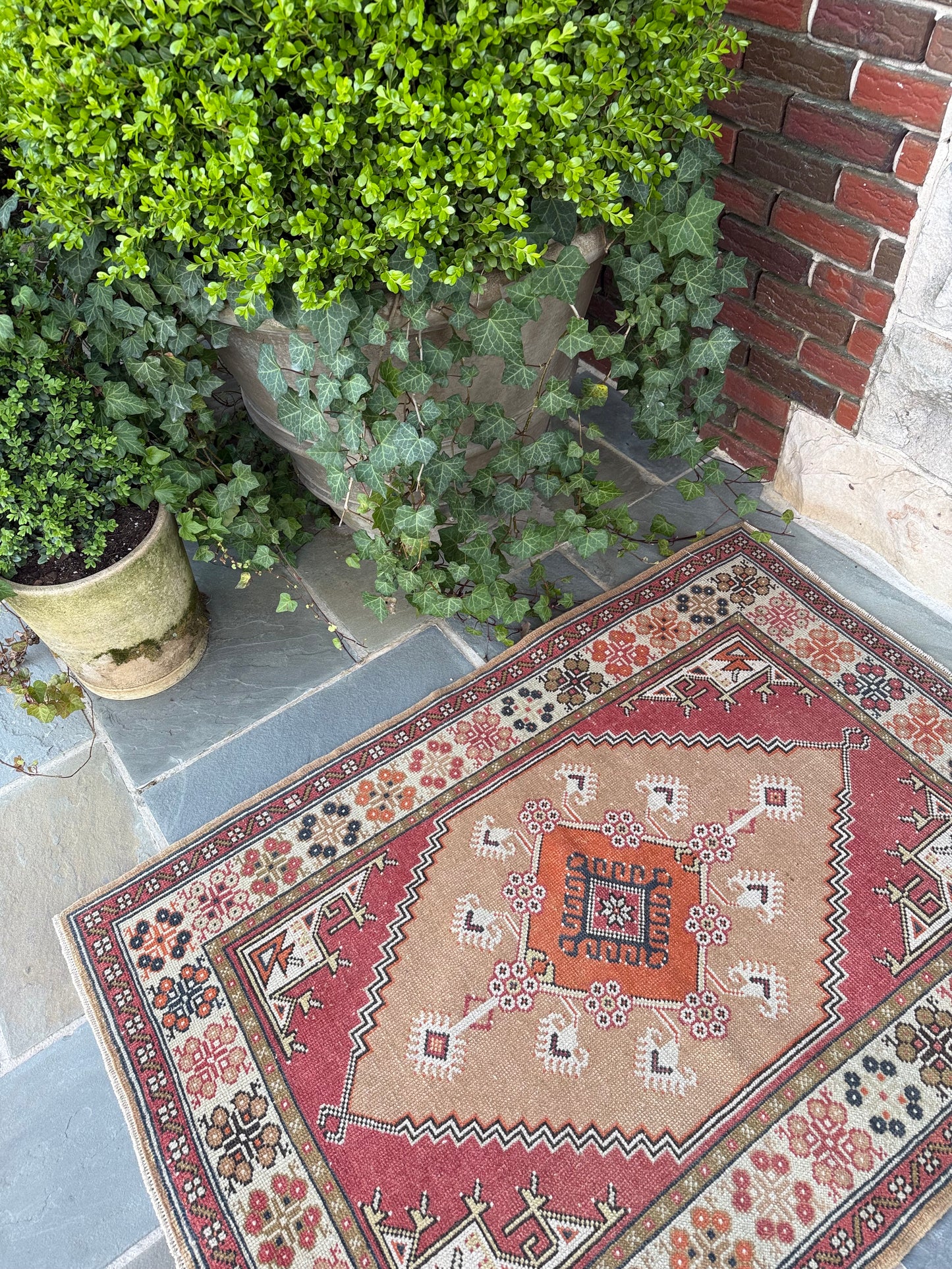 3.4x4.9 Vintage Turkish Konya