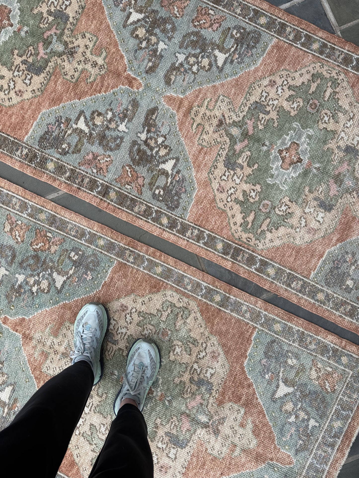 3x8 Turkish Oushak (priced separately)