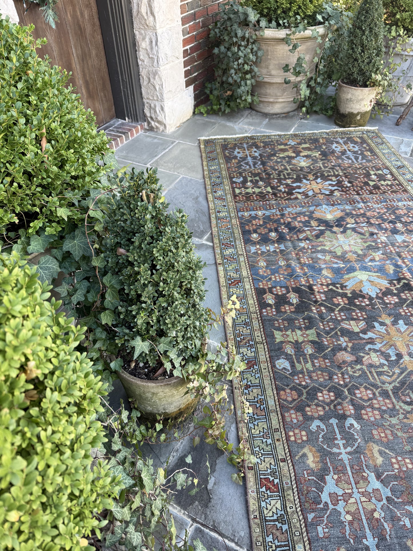 4.9x9.10 Antique Persian Malayer circa 1930