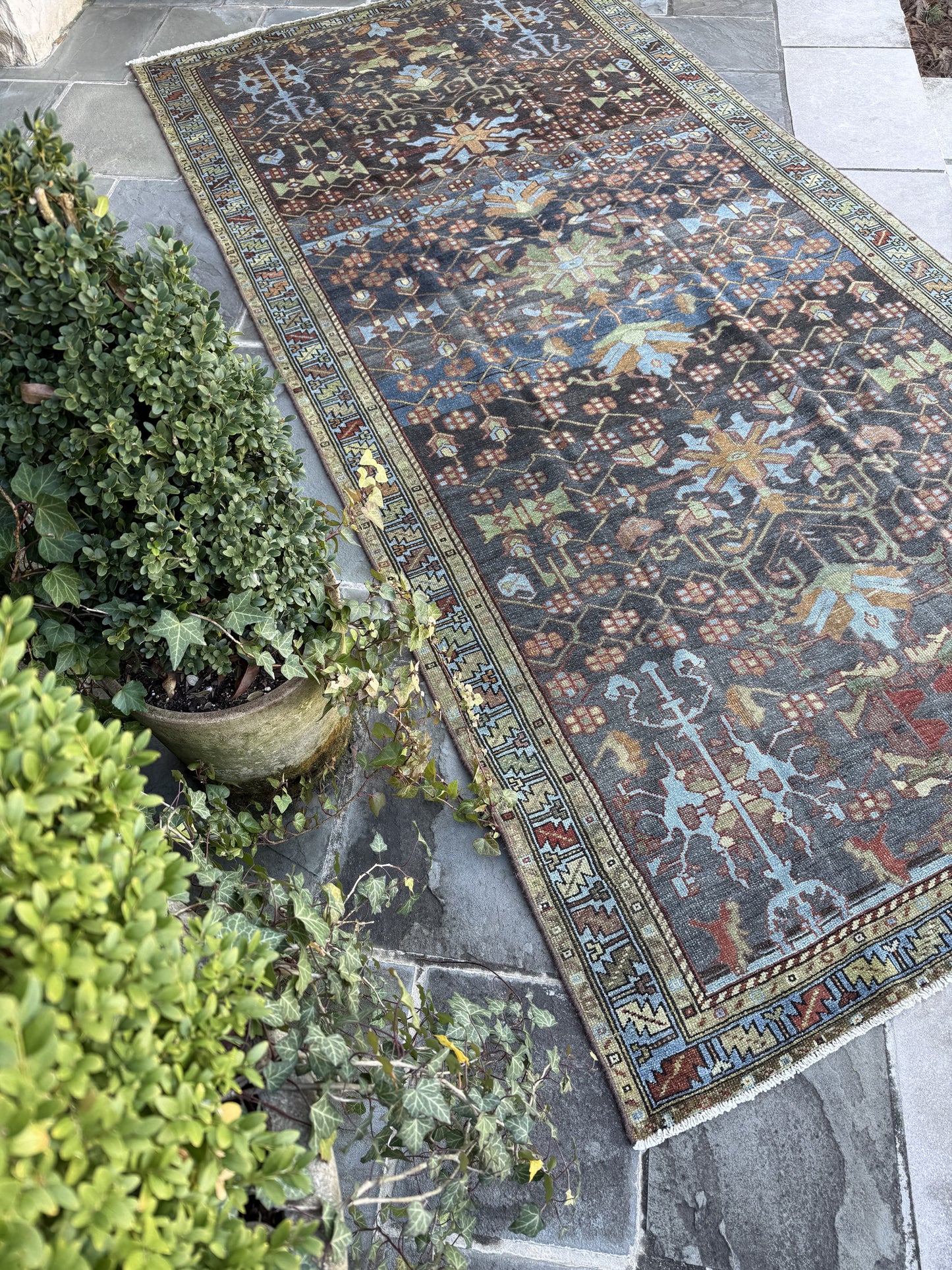 4.9x9.10 Antique Persian Malayer circa 1930