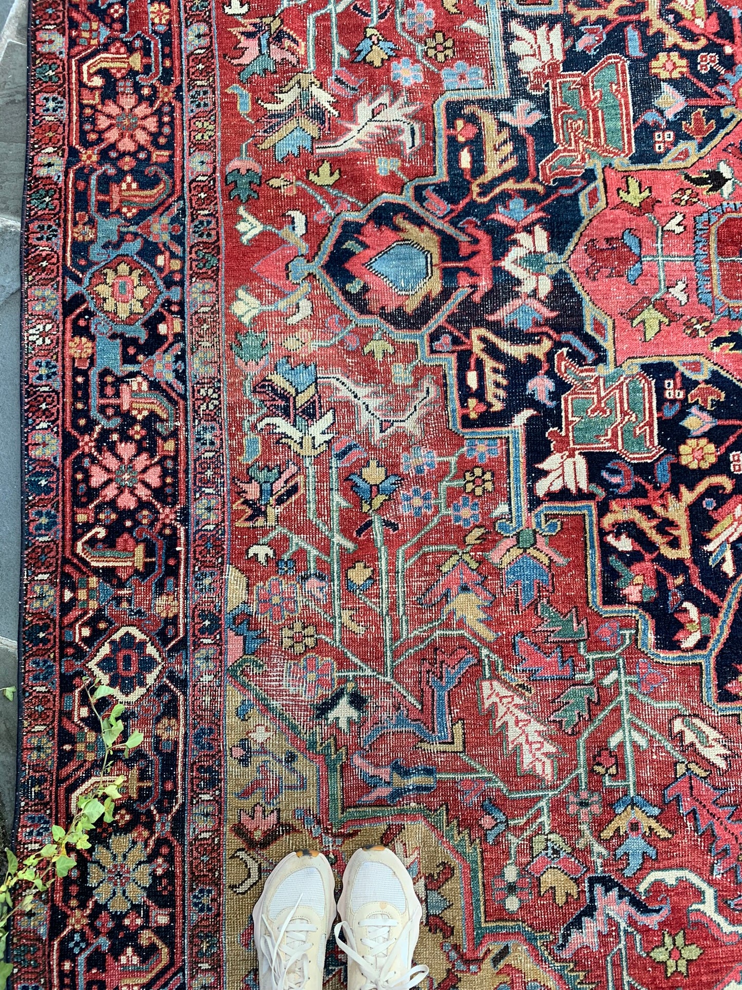 8x10.8 Antique Persian Heriz