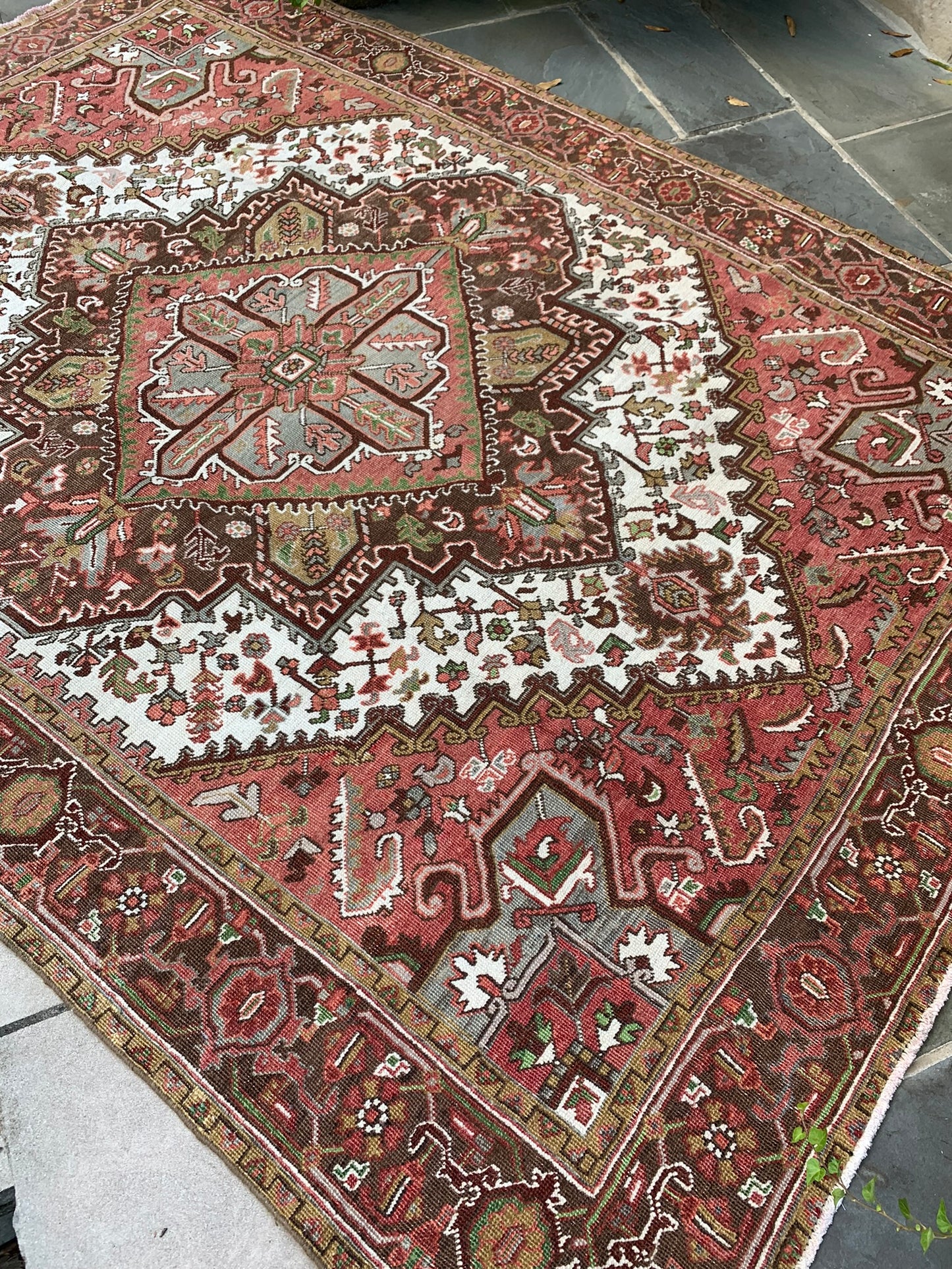 6.8x9.3 Vintage Persian Heriz