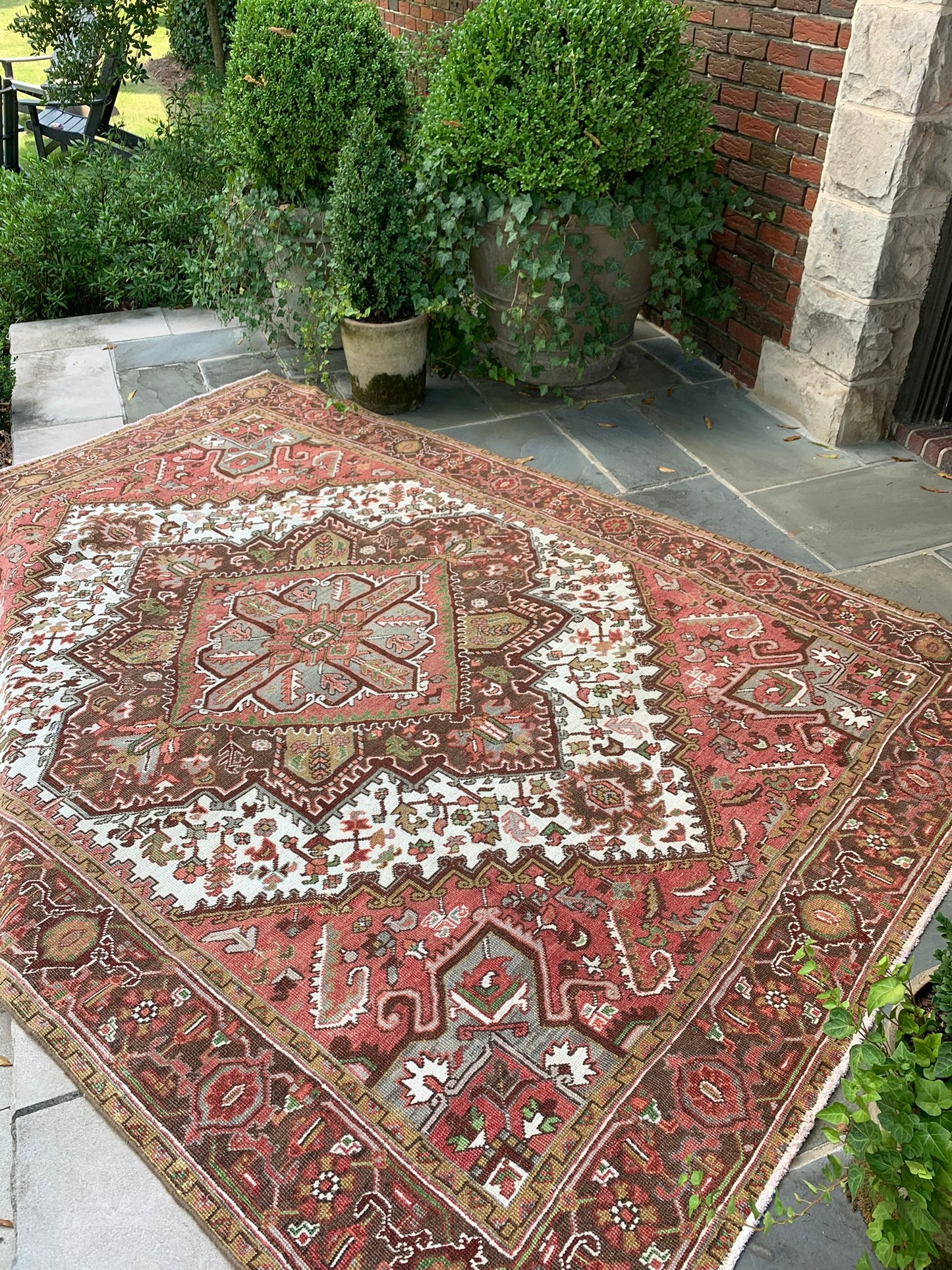 6.8x9.3 Vintage Persian Heriz