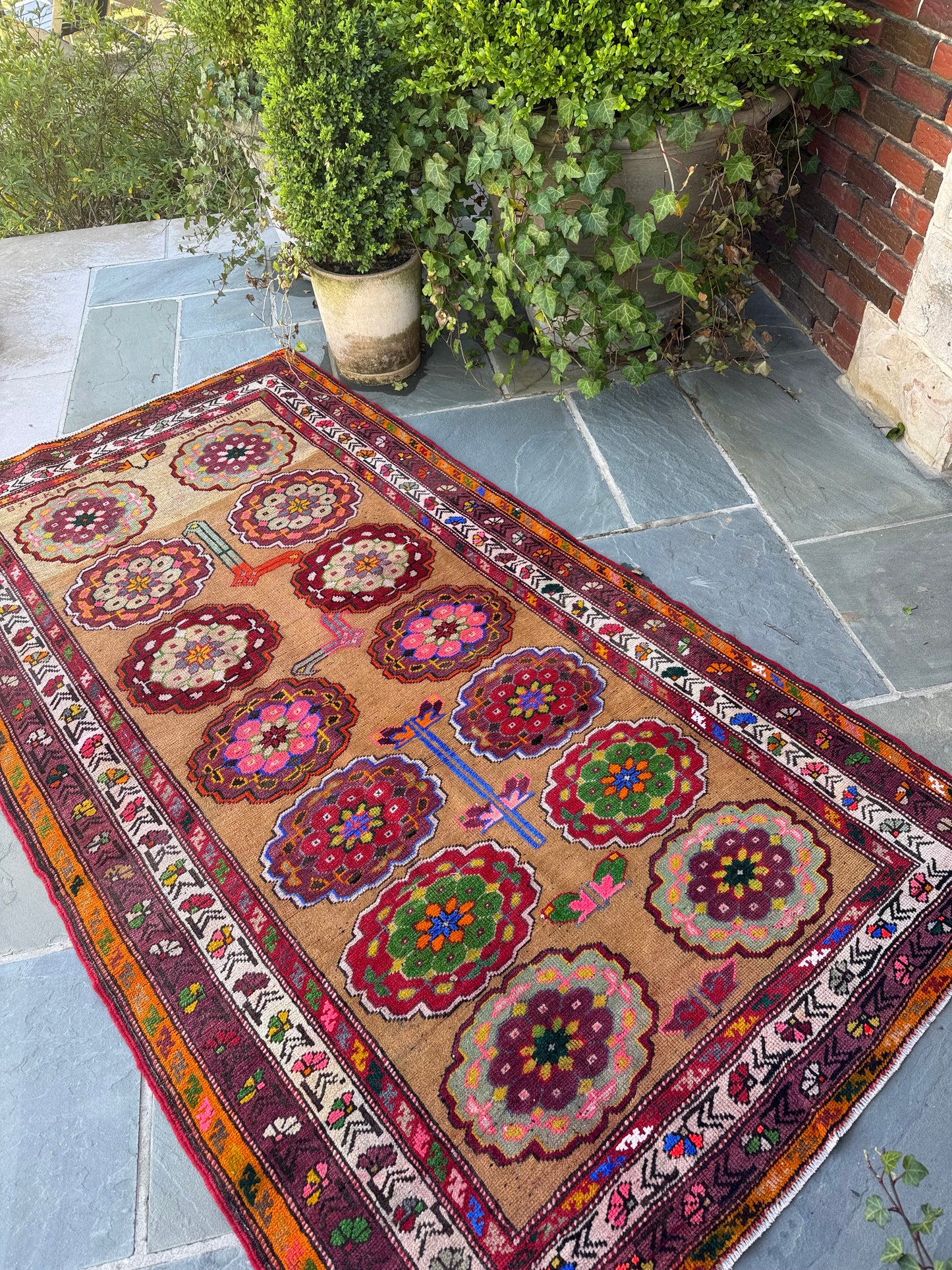 4.3x7.9 Vintage Persian