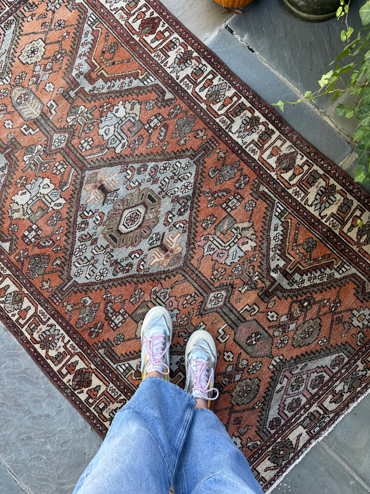 3.9x6 Antique Persian Bakhtiari
