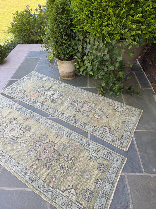 2.1x6 Turkish Oushak (priced separately)