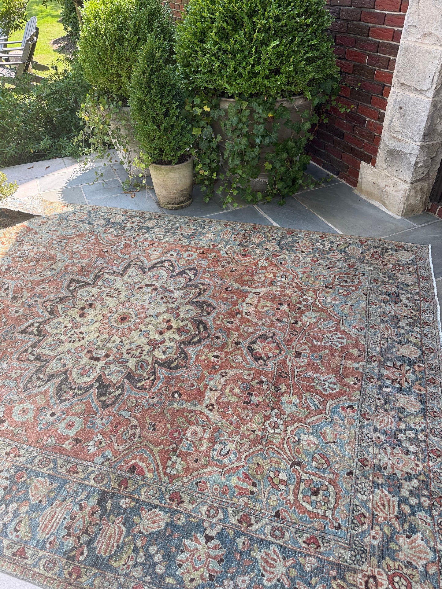 7.2x9.7 Antique Persian Heriz