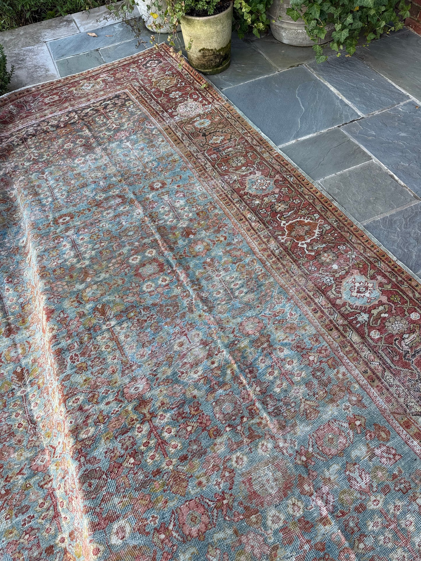 10x13.1 Antique Persian Mahal circa 1920