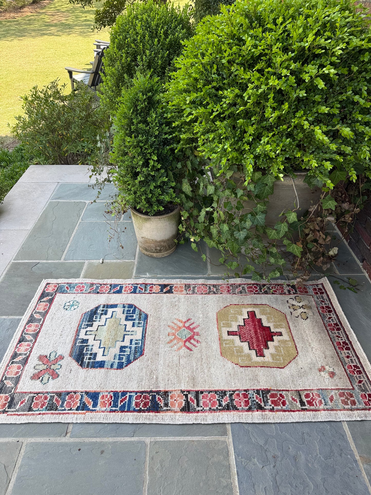 2.9x5.5 Antique Wool Turkish Oushak