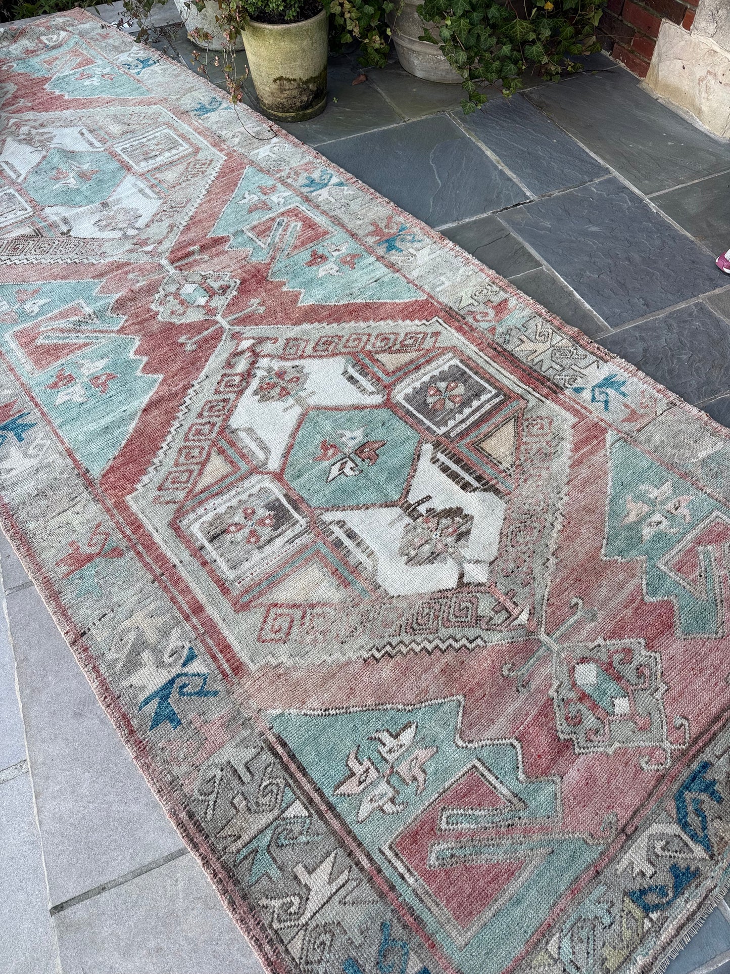 4.9x12.9 Vintage Turkish Oushak