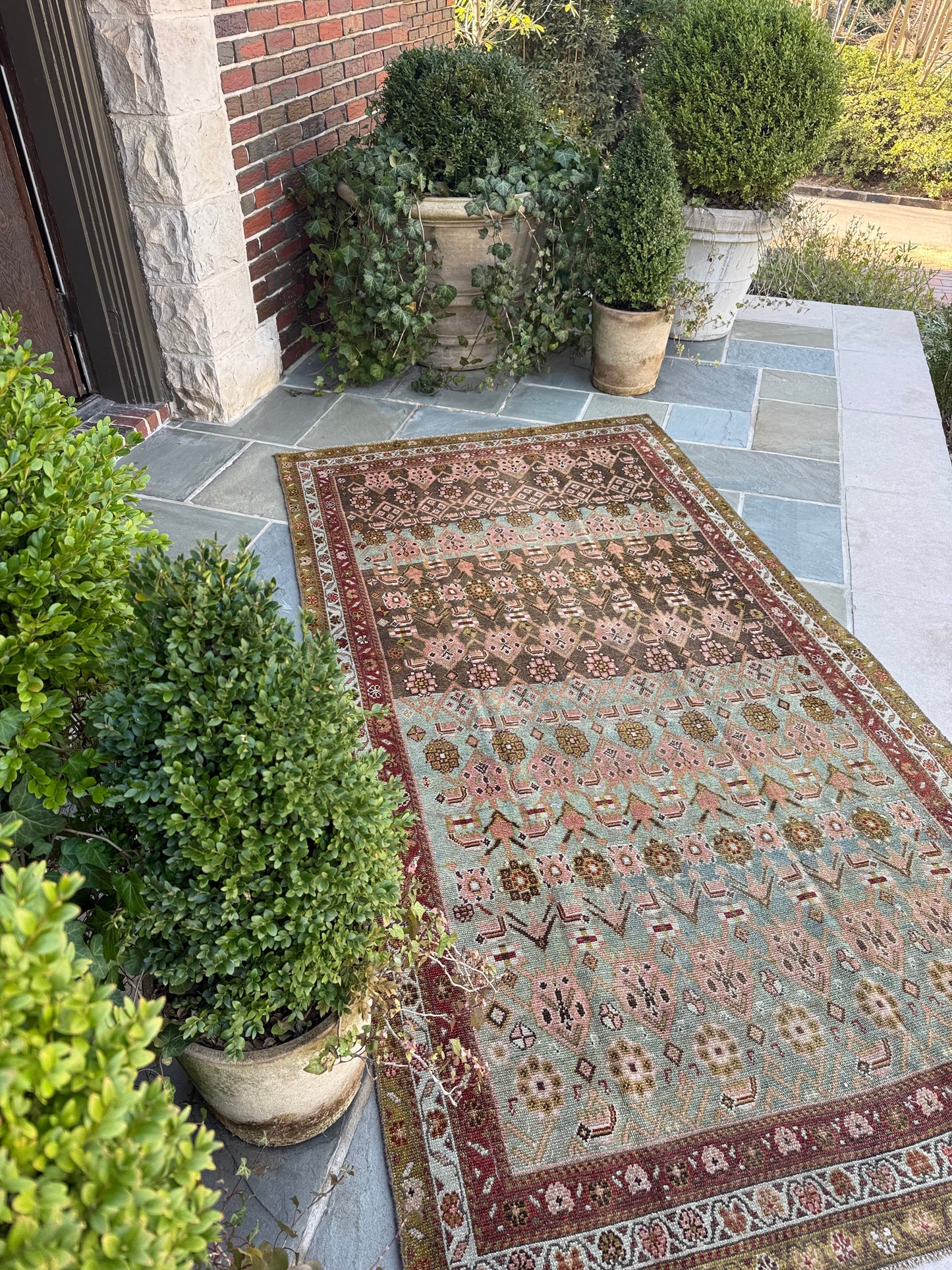 4.5x8.3 Antique Malayer circa 1940