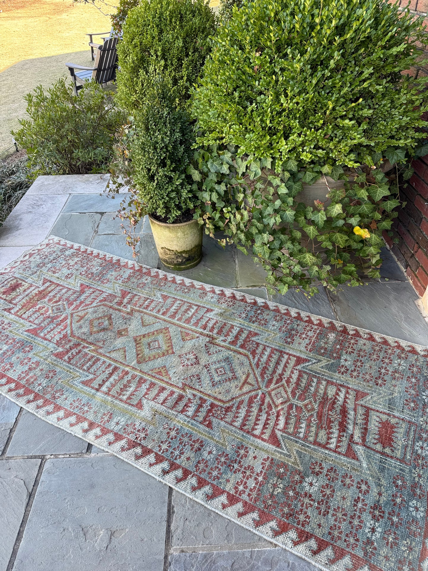 3.8x7.7 Antique Kurdish circa 1940