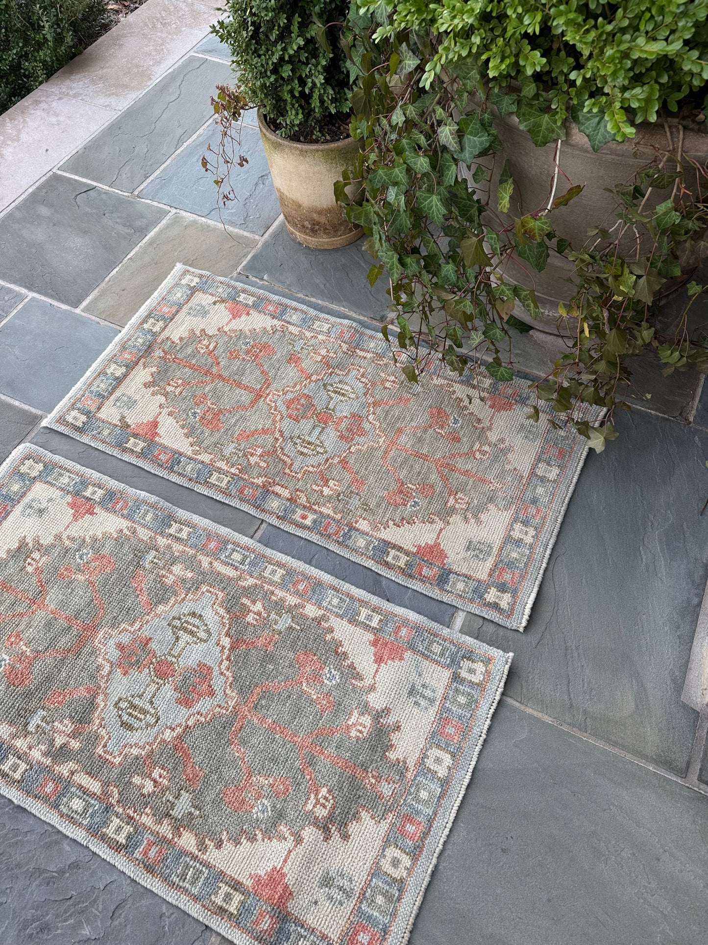 2x3.8 Turkish Oushak (sold individually)