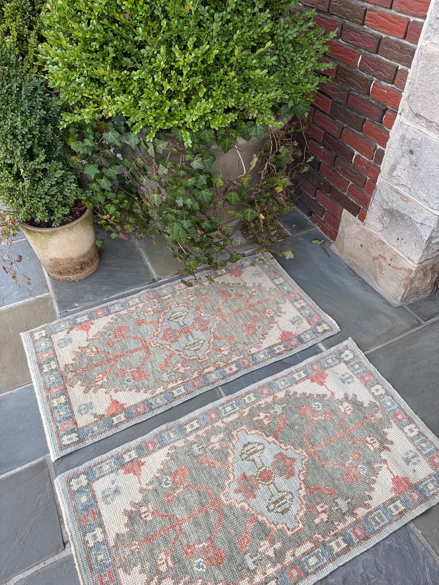 2x3.8 Turkish Oushak (sold individually)