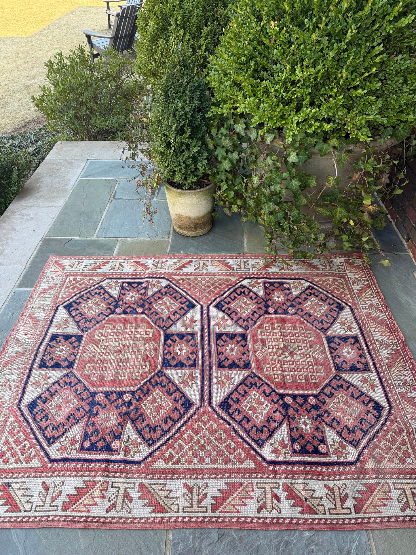 4.3x5.8 Antique Turkish circa 1940