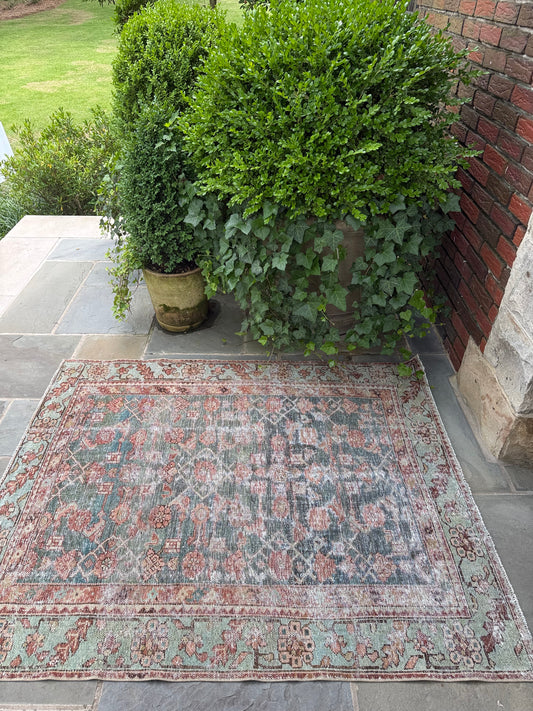4.1x5.2 Antique Persian Malayer