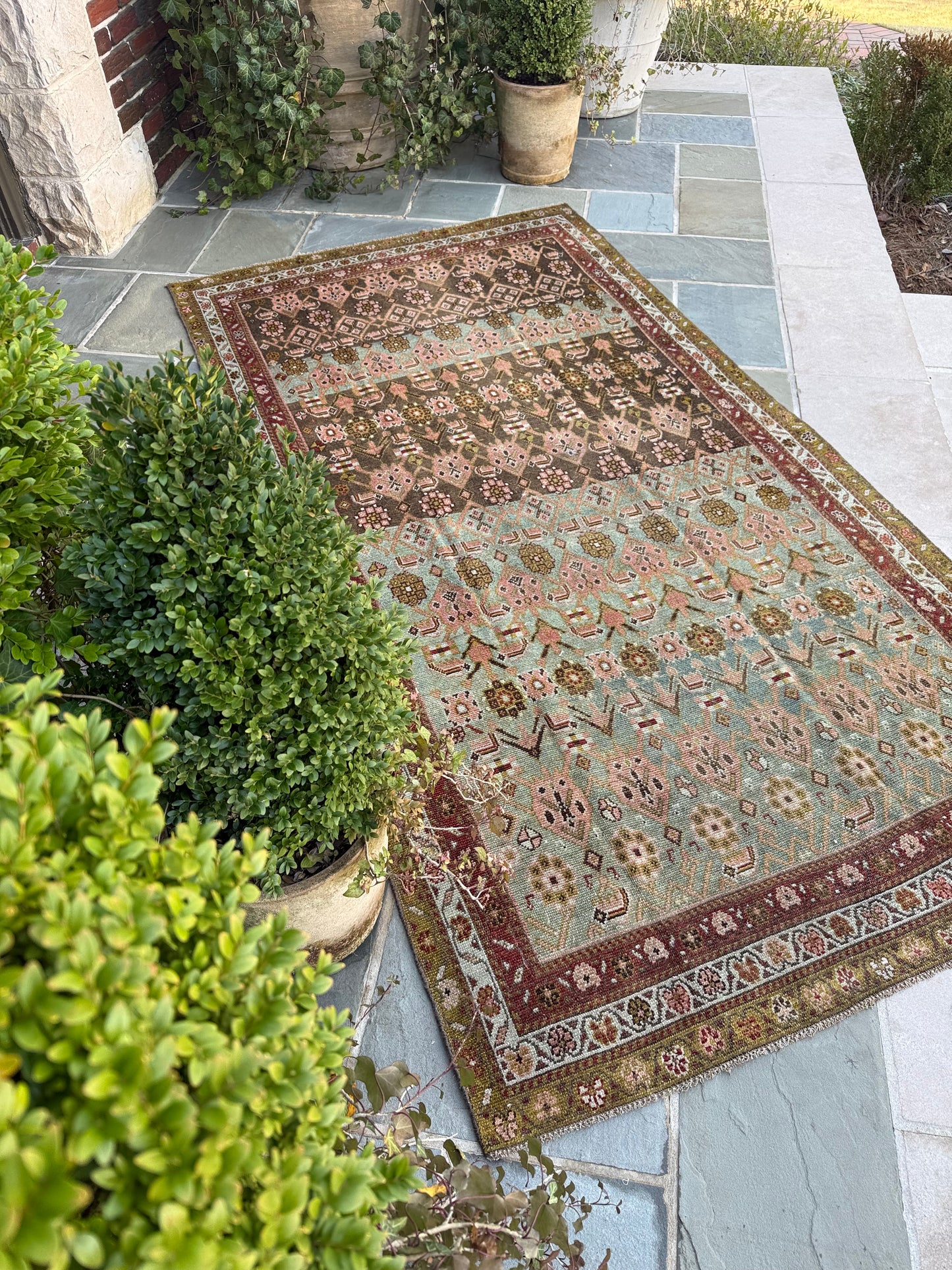 4.5x8.3 Antique Malayer circa 1940