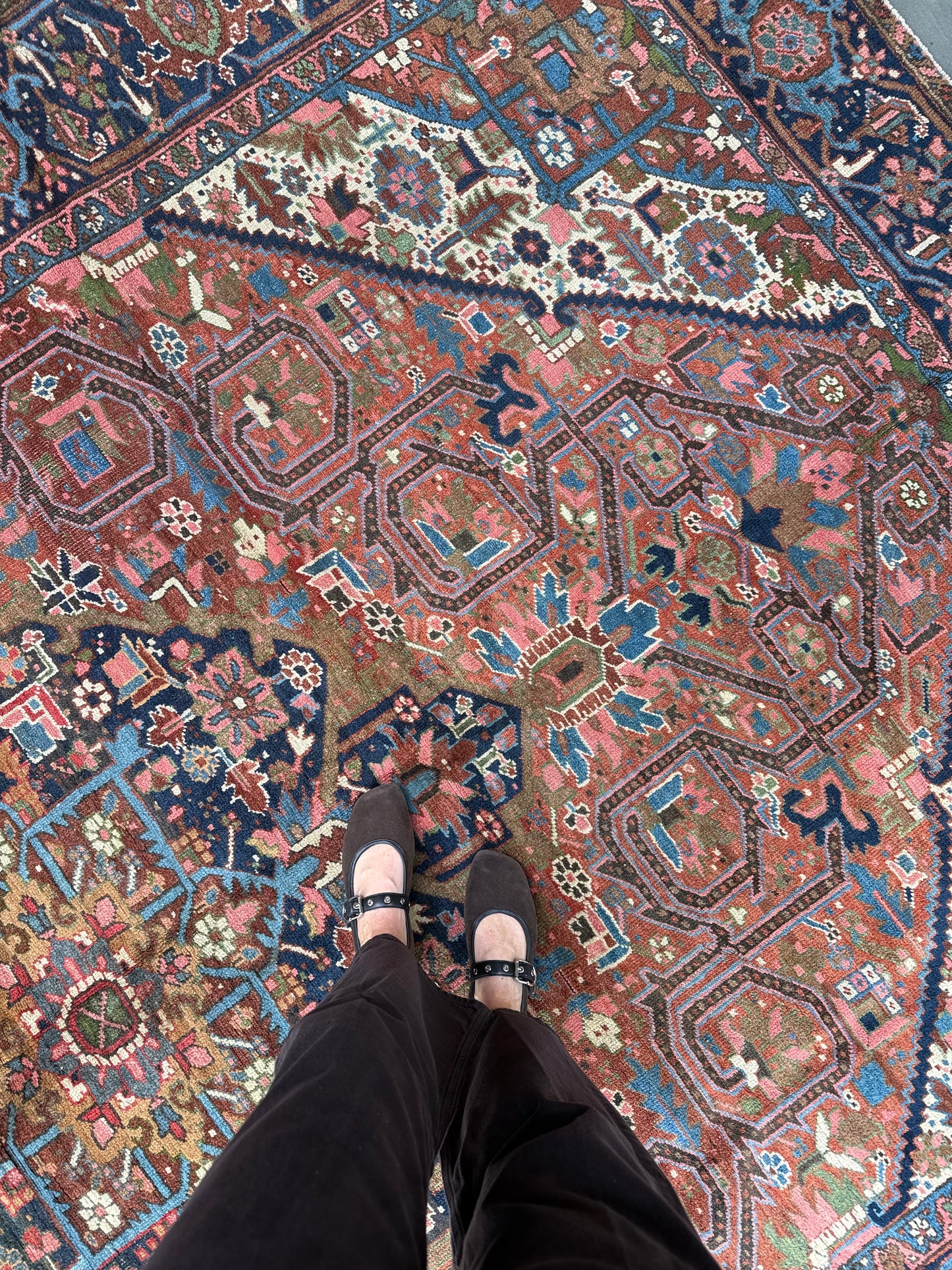 8x10.8 Antique Persian Heriz