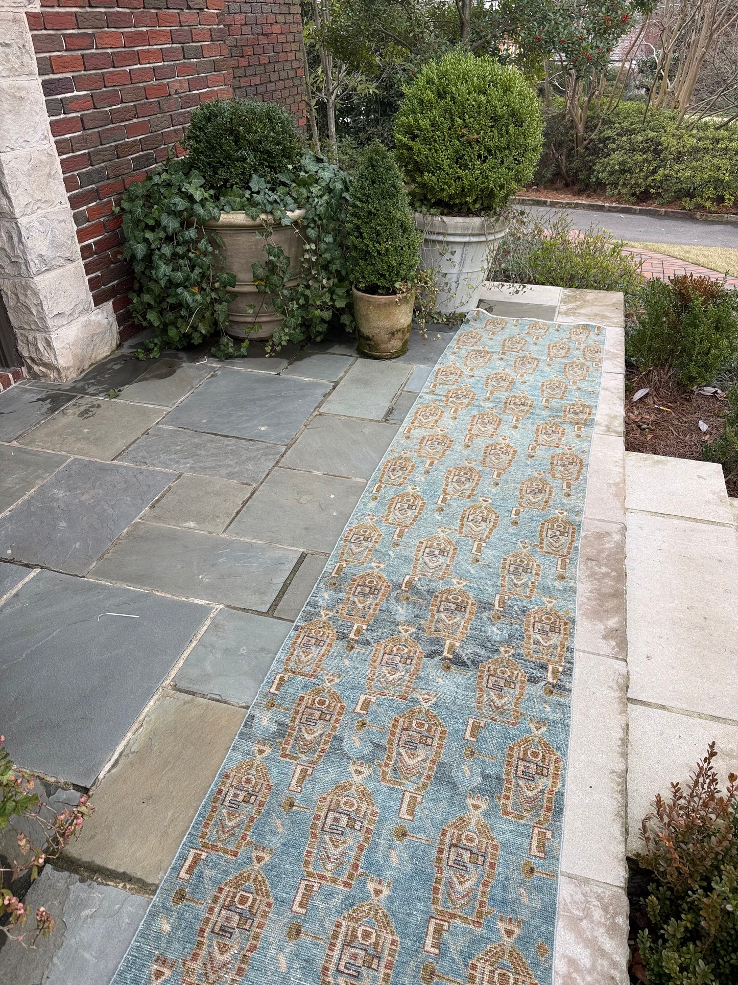 2.5x15 Antique Persian Malayer circa 1940