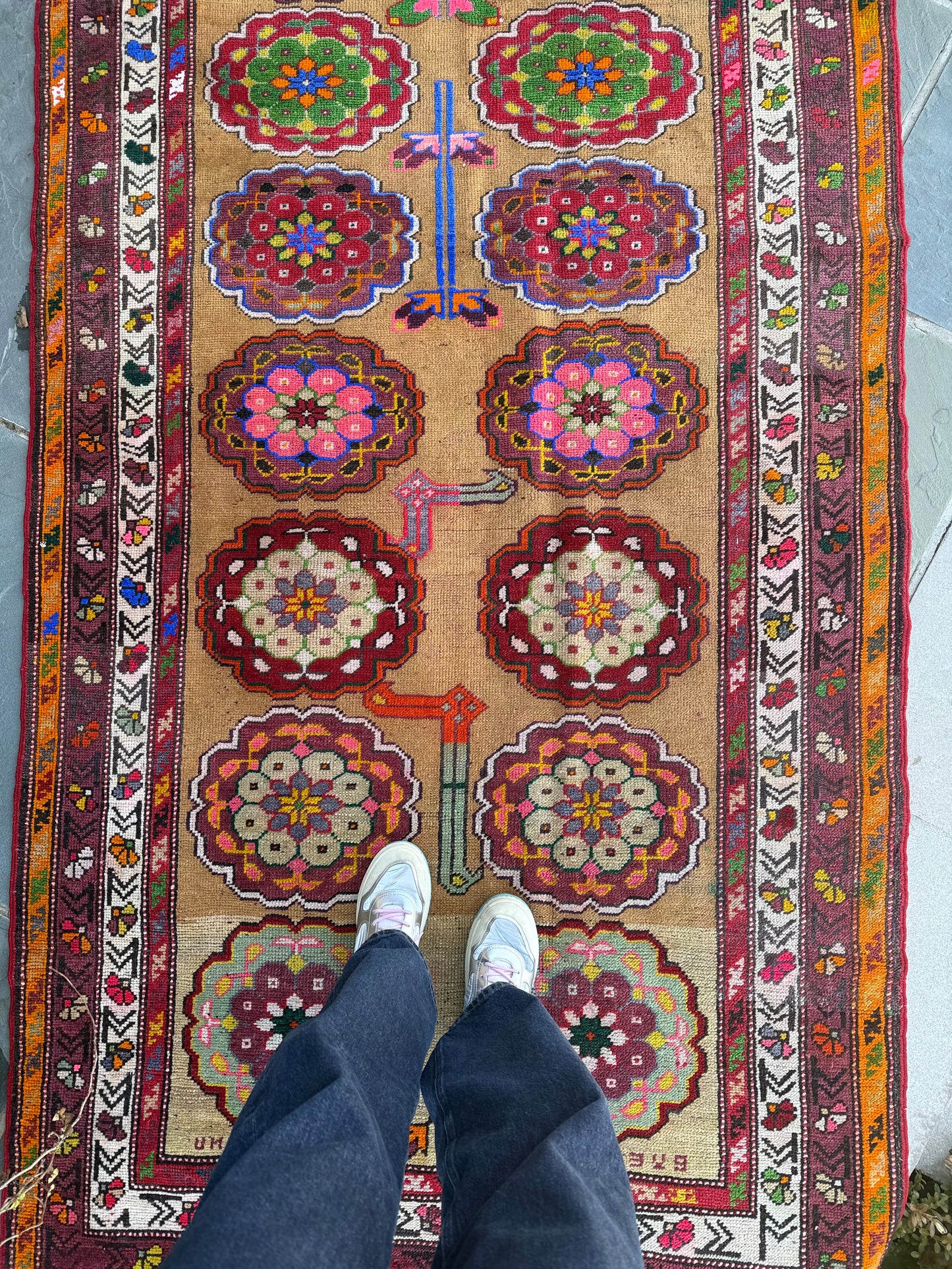 4.3x7.9 Vintage Persian