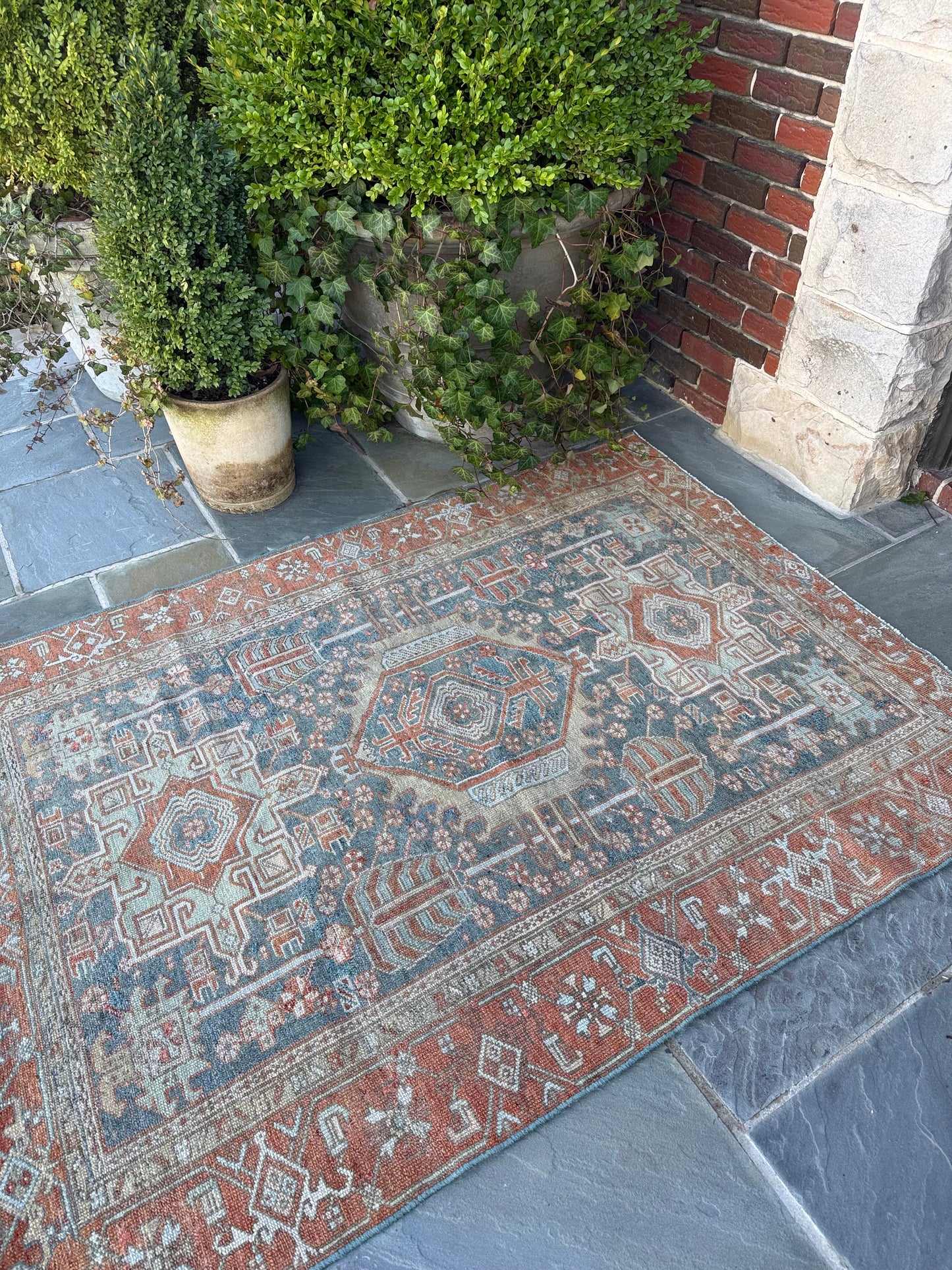 4.6x6.2 Antique Persian Heriz