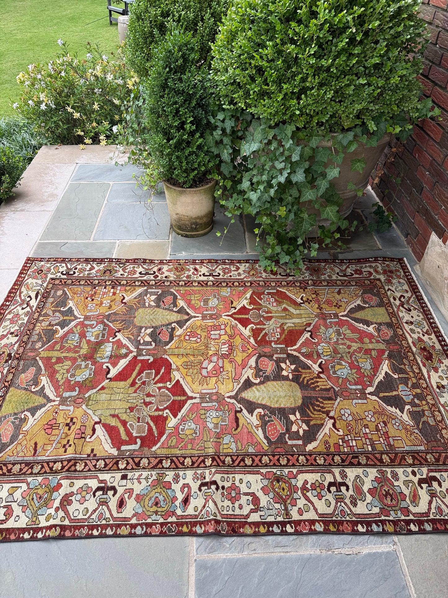 4.8x6.9 Antique Persian Bakhtiari