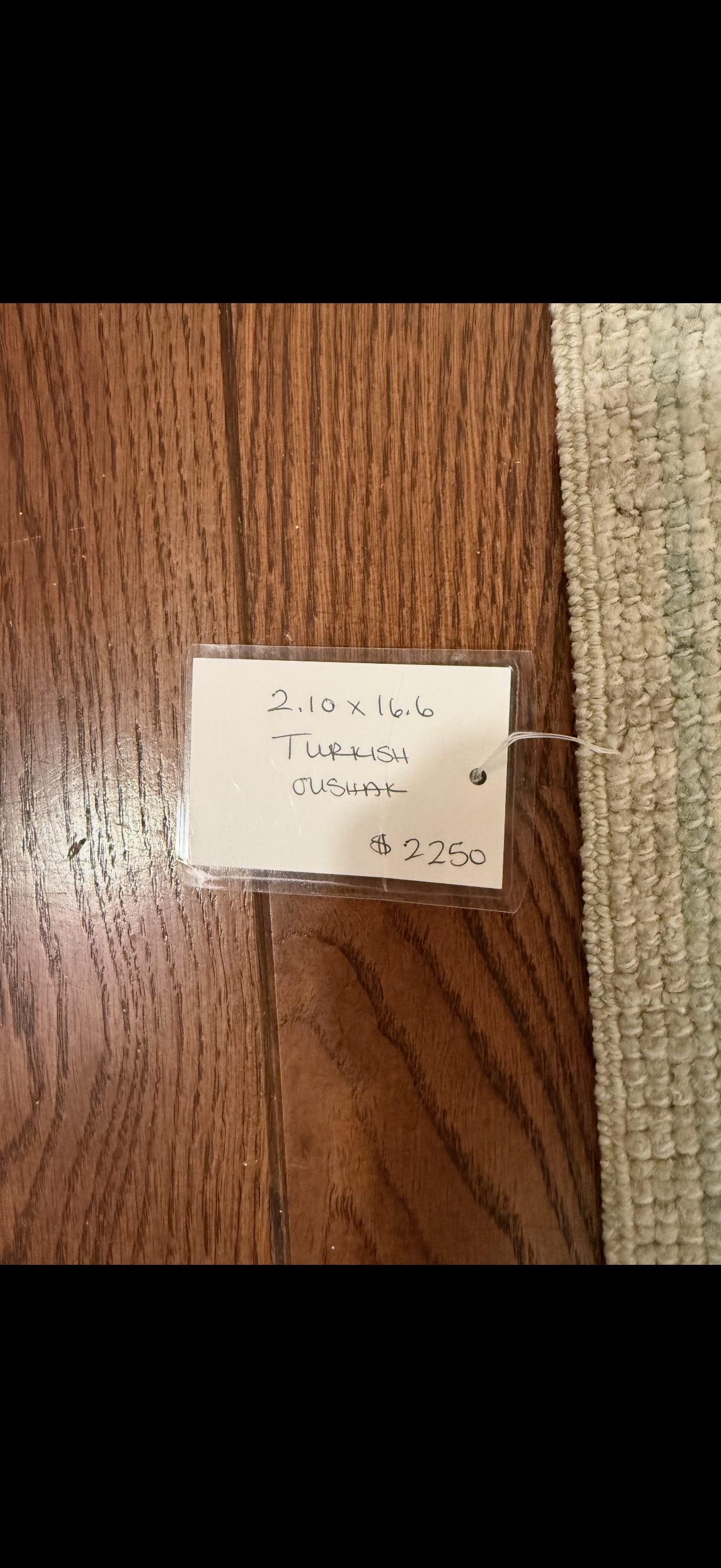 2.10x16.6 Turkish Oushak