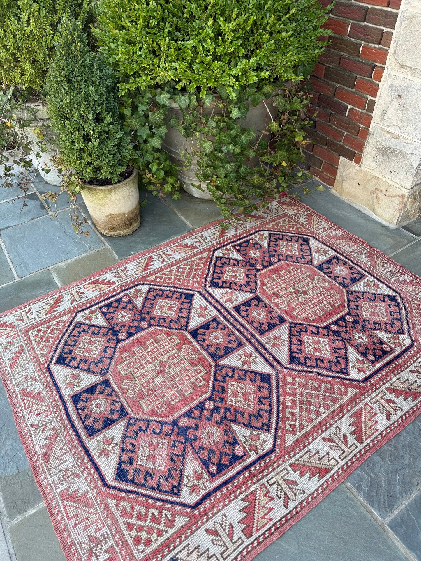 4.3x5.8 Antique Turkish circa 1940