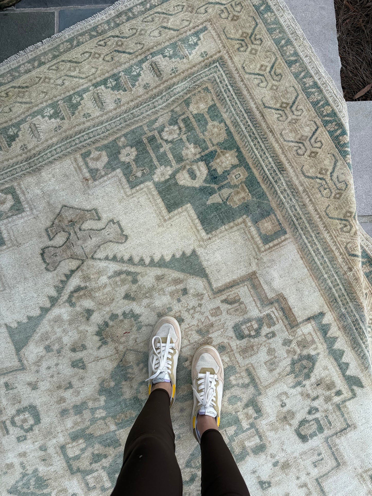 6.6x9.4 Vintage Turkish Oushak