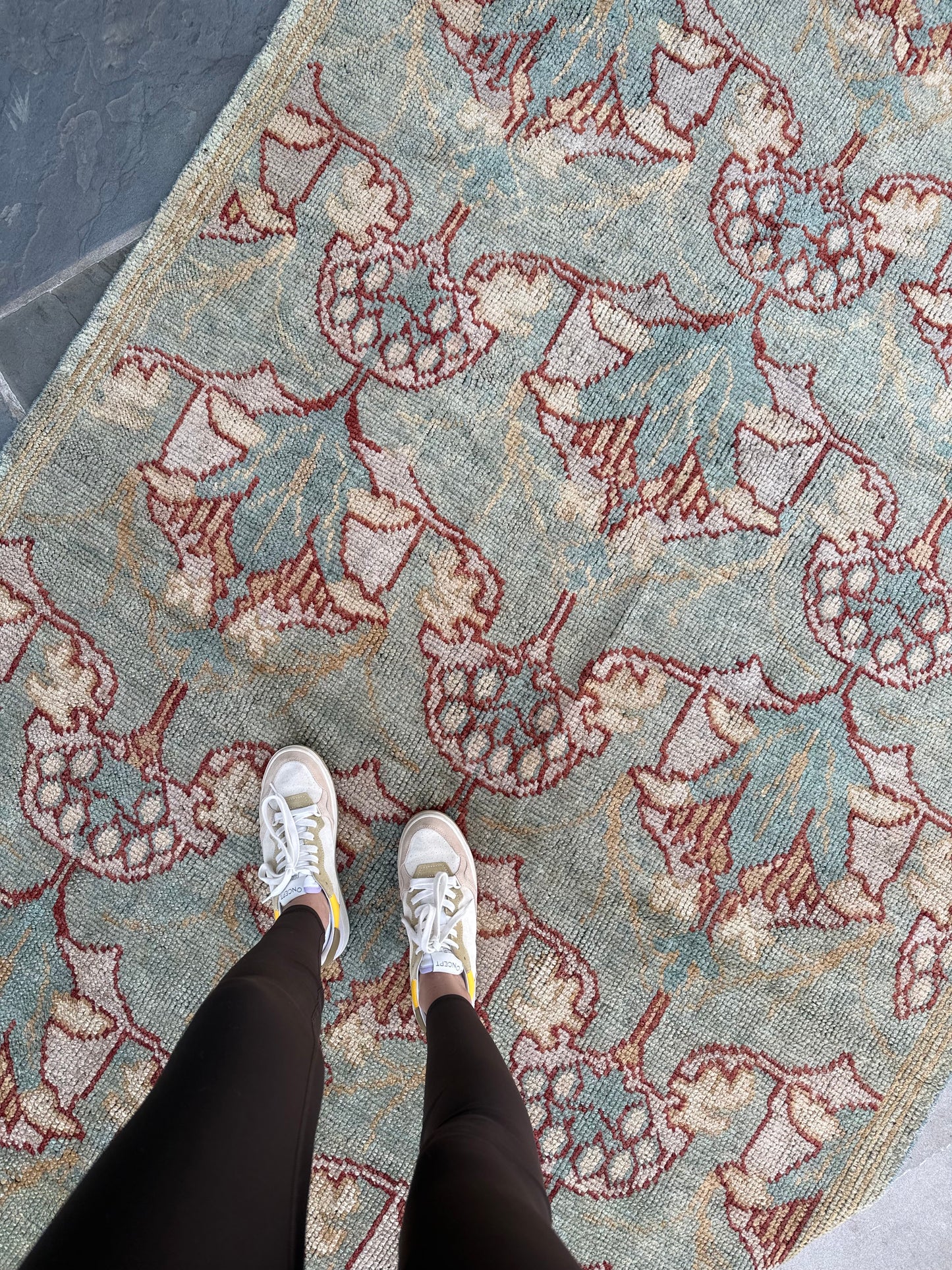 5x10 Antique Turkish Oushak - Donegal Design