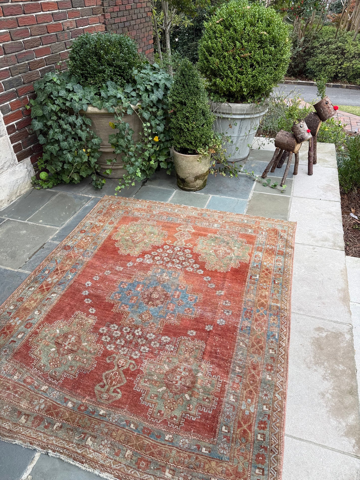 4.11x6 Antique Persian Shiraz