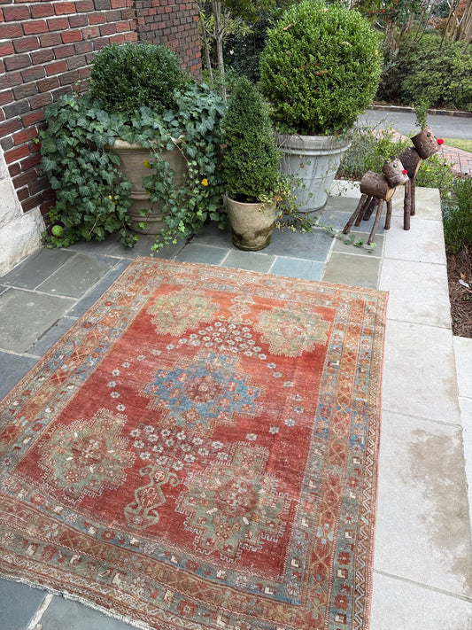 4.11x6 Antique Persian Shiraz