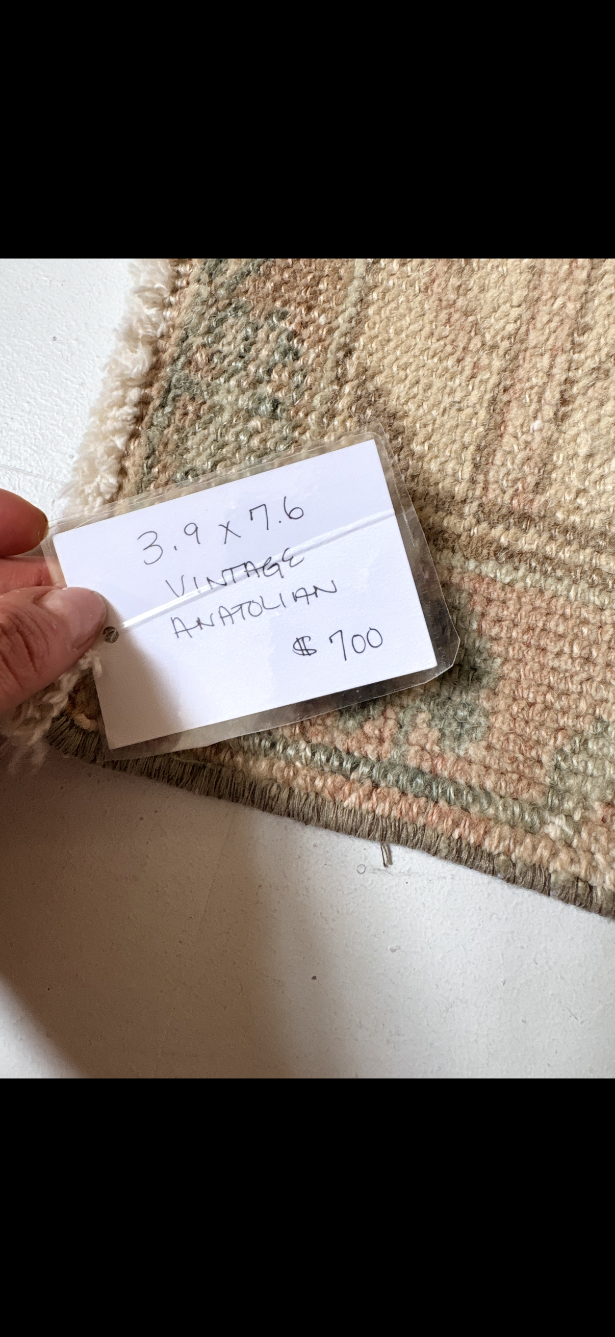 3.9x7.6 Vintage Anatolian