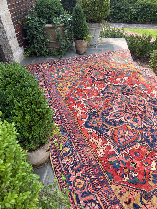 8.8x12.9 Antique Persian Heriz