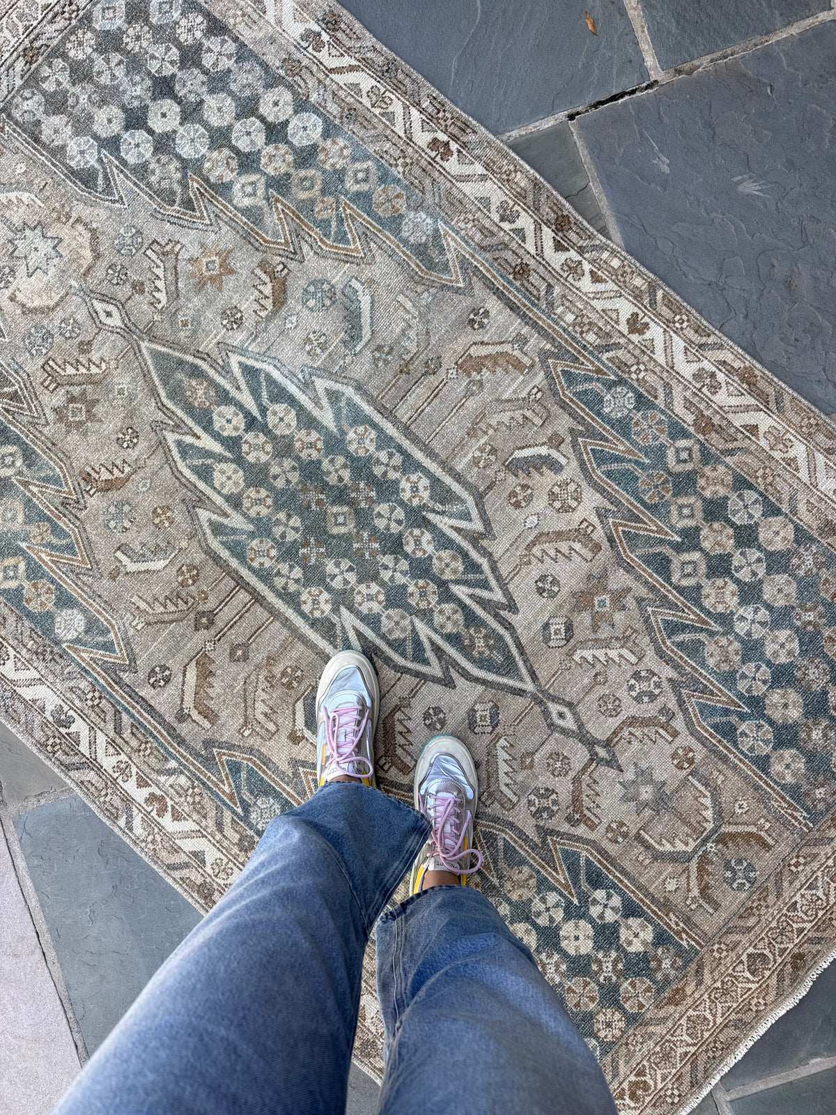 4x6.8 Antique Persian Hamadan