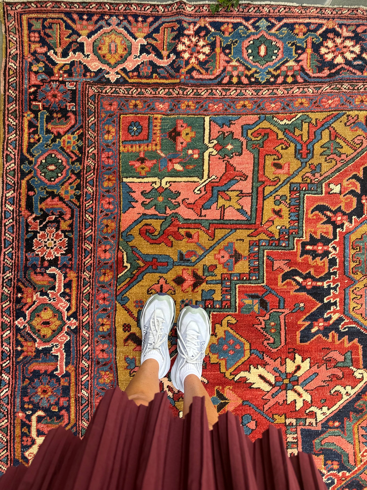 8.8x12.9 Antique Persian Heriz